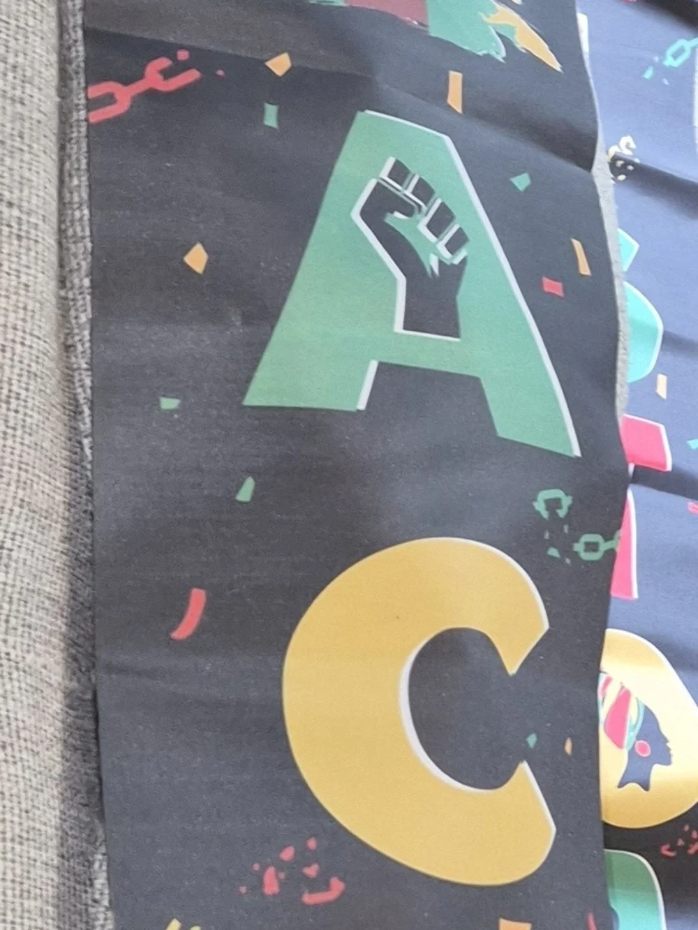 Happy Black History Month Banner